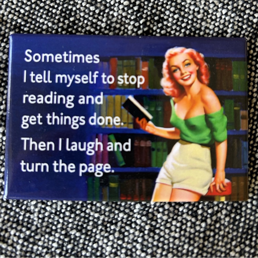 NWOT Retro Style Magnet with Quote